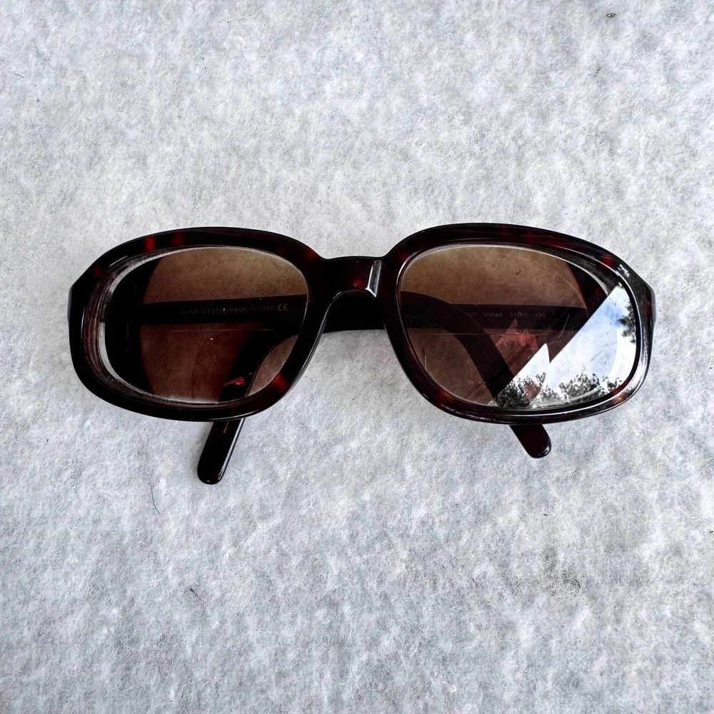 Anne Klein Tortoise Shell Eyeglasses Frames‎ only3027 k5048 57[]19 130 Italy